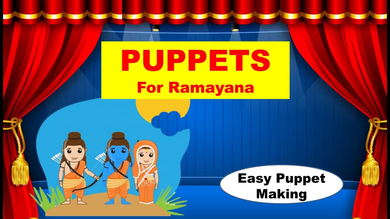 Puppets For RAMAYANA Easy Puppet Making busybeegyankosh YouTube