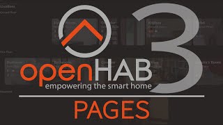 openHAB 3 Pages explained | Layout Page openHAB | Full openHAB 3 Setup Guide