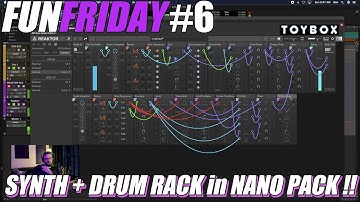Fun Friday #6: SYNTH + DRUM SEQUENCER RACK in TOYBOX NANO PACK  !!