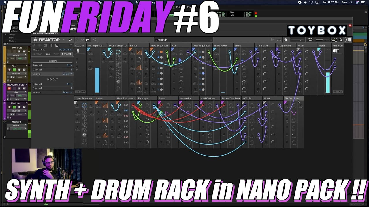 Watch Fun Friday #6: SYNTH + DRUM SEQUENCER RACK in TOYBOX NANO PACK !! on YouTube Watch Fun Friday #6: SYNTH + DRUM SEQUENCER RACK in TOYBOX NANO PACK !! on YouTube