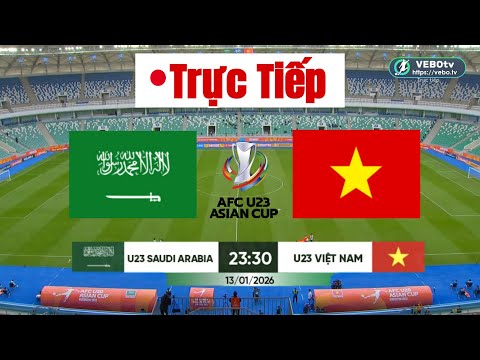 🔴[Trực Tiếp]U23 Việt Nam vs U23 Ả Rập Xê Út | 23h30 ngày 12/1,U23 châu Á 2026|Simulation Video Games