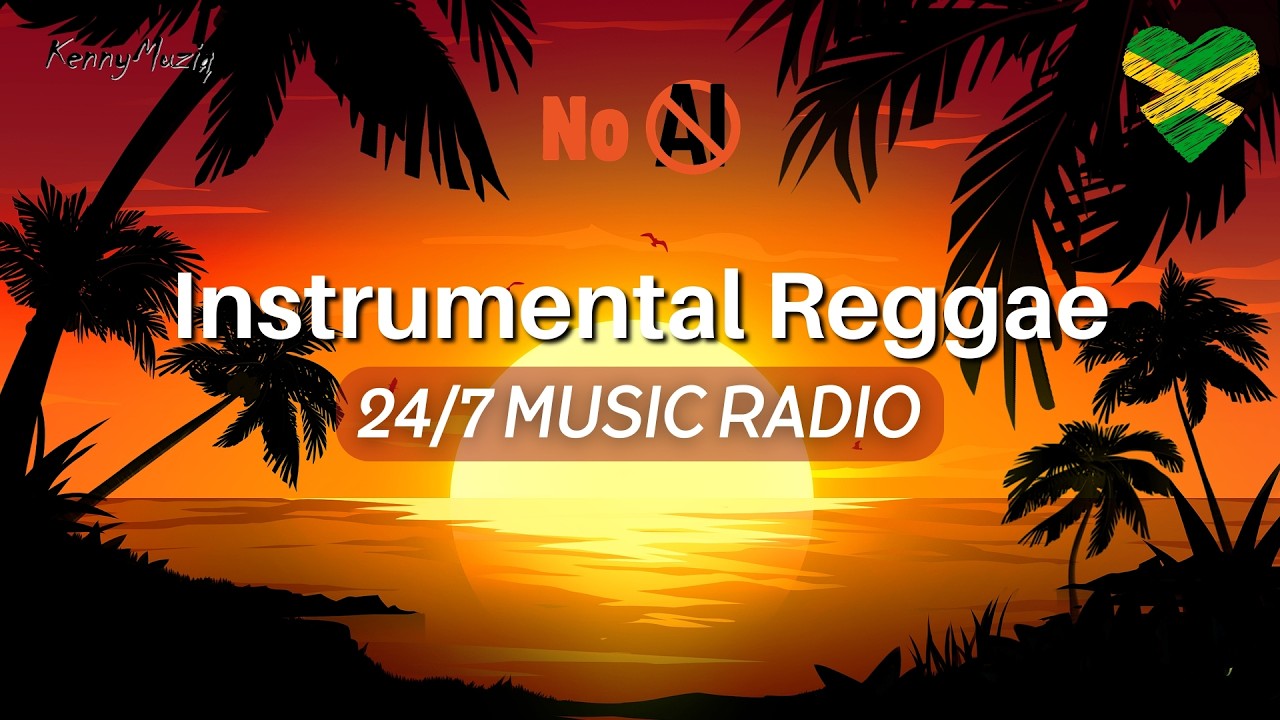 Cover Relaxing Reggae Radio | 24/7 Reggae Instrumentals / Chill Reggae Riddims / KennyMuziq