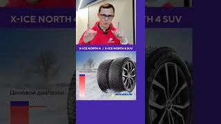 Флагманы шипованных зимних шин MICHELIN X-ICE NORTH 4 и X-ICE NORTH 4 SUV #шины #авто