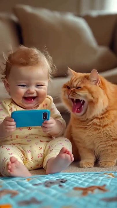 Bayi Ketawa Lihat Video Kentut! 😂👶 #Shorts #BabyLaugh