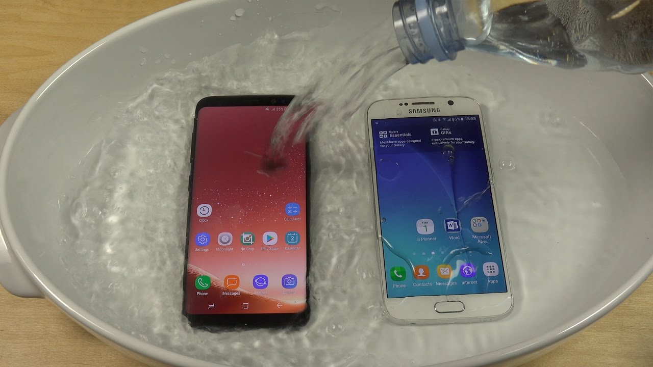 Samsung Galaxy S8 vs. Samsung Galaxy S6 – Water Test! Which Is Best?