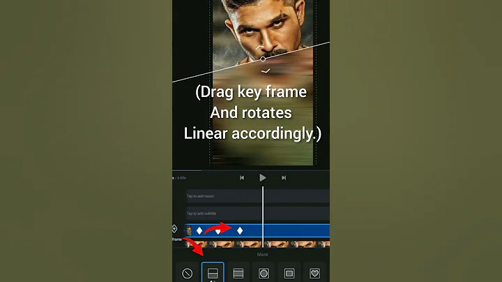 VN Editing Tutorial Keyframe+Mask❤️🔥 || Key frame+Mask || VN