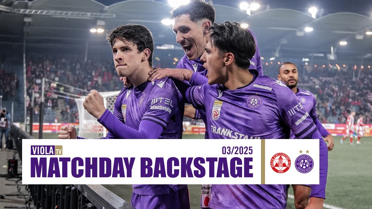 Matchday Backstage: GAK - Austria Wien 1:2 (03/2025) 