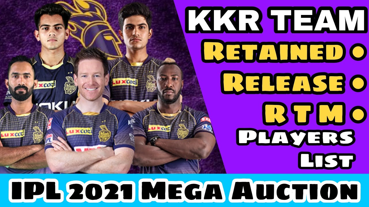 #IPL IPL 2021|KKR Team Retained,RTM Or Release Players ...