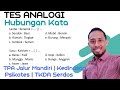 BAHAS TUNTAS ANALOGI (HUBUNGAN KATA) | KEMAMPUAN VERBAL | TIU CPNS 2021 | TPDA PLTI