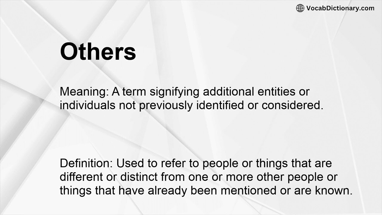 Others Meaning