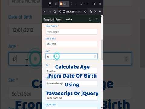 calculate age from