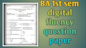 B.A and B.Com digital fulcay question paper  #education #ssc #ba new 👆👆download 👈👈