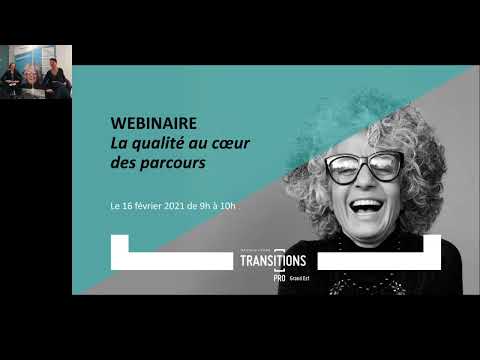 Webinaire : la qualité au cœur des parcours