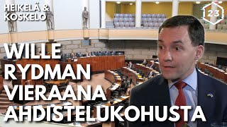 Wille Rydman puhuu suunsa puhtaaksi ahdistelukohusta | Heikelä & Koskelo 23 minuuttia | 574