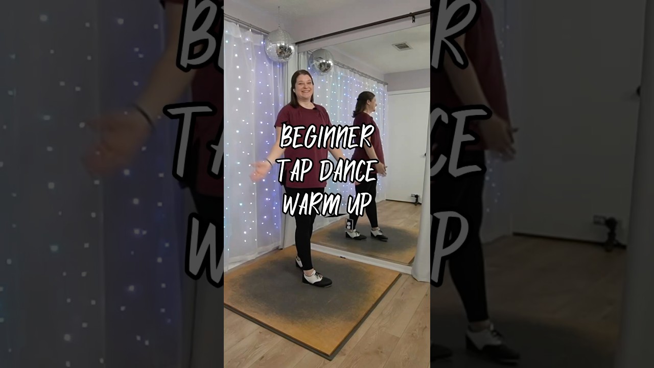 Tap dance warm up for beginners! No shoes required! 💃🏻✨ #tapdance #tapdancing #tapdancewarmup