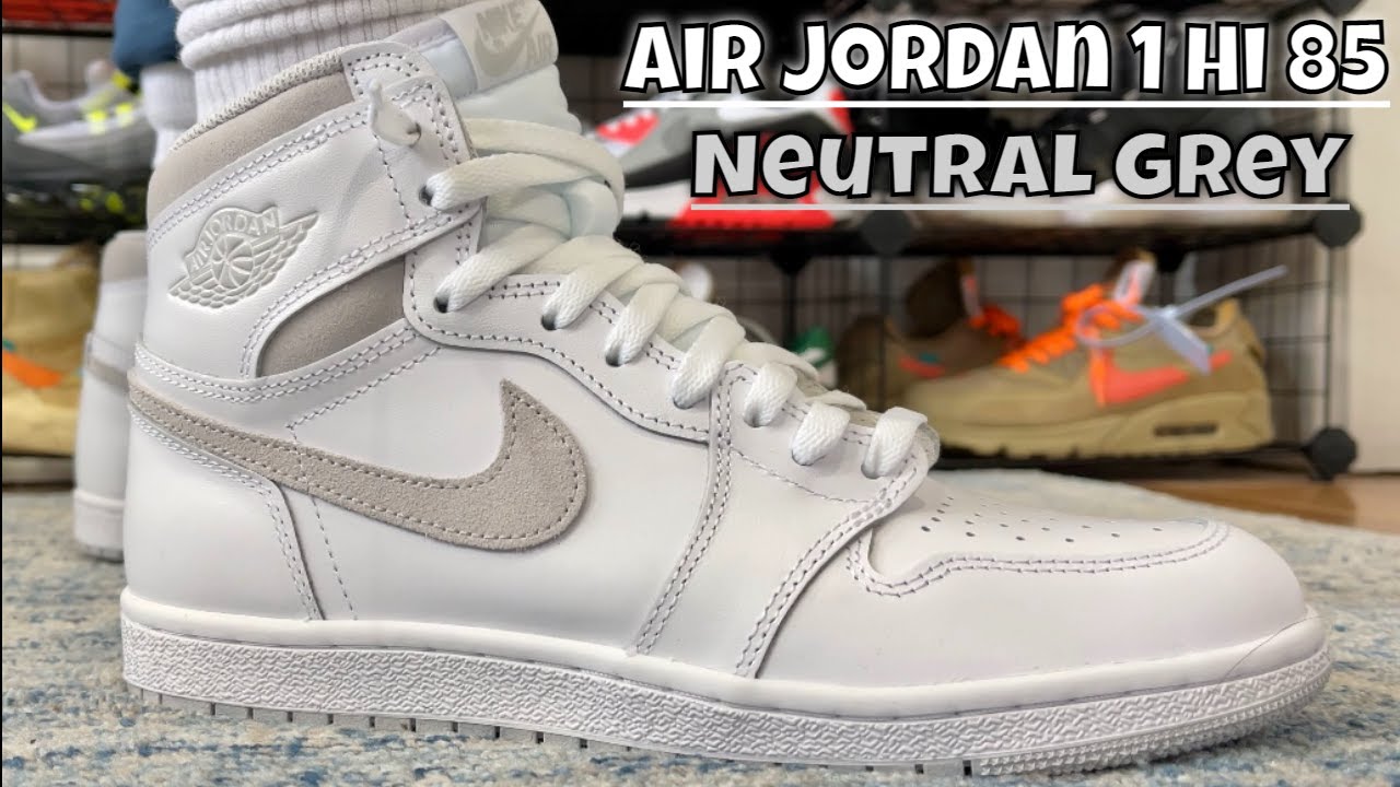 jordan 1 neutral grey on feet