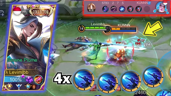 HOW TO MAKE KARINA HYPER CRYING IN BRONZE USING LING! | LING FASTHAND GAMEPLAY - Levimlbb