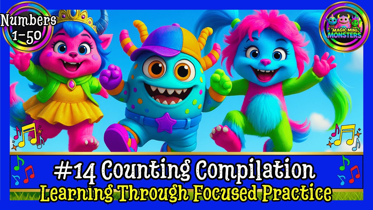 #14 Counting Compilation | Learning Through Focused Practice | Magic ...
