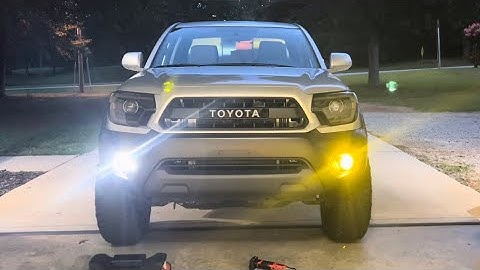 Diode Dynamics Elite Series LED Fog Light Comparison/Review | Toyota Tacoma | Square1Offroad