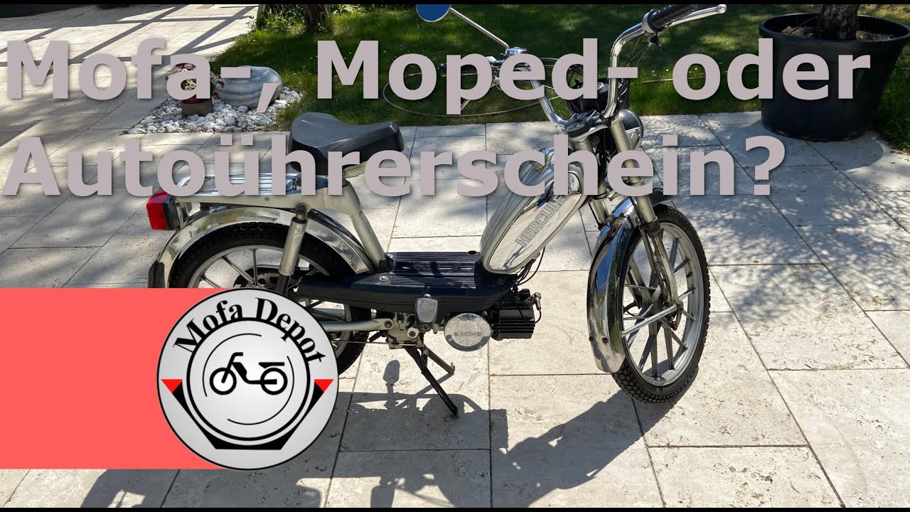 Wie Verhalten Sie Sich Richtig Ich Darf Das Mofa Mofa-, Moped- oder Autoführerschein🛵? | Welchen Führerschein soll ich
