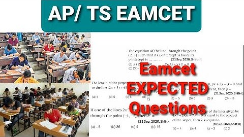 eamcet important questions|straight lines pair of straight lines ap eamcet ts expected questions