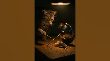 Epic! 😱 Tabby Cat Uses a Pot Lid Trap on the Mouse 🍽️🐭 #shorts #tabbycat #trap