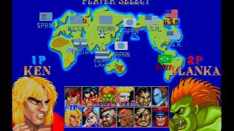 Quick test - Street Fighter 2 CE (Arcade) - Composite from Supergun