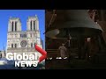 The bell of Notre Dame rings through Paris one year after fire