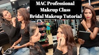 MAC Professional Makeup Class | MAC Bridal Makeup Tutorial #bridalmakeuptutorial