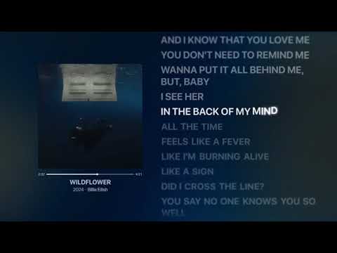 Billie Eilish - WILDFLOWER (Lyrics)