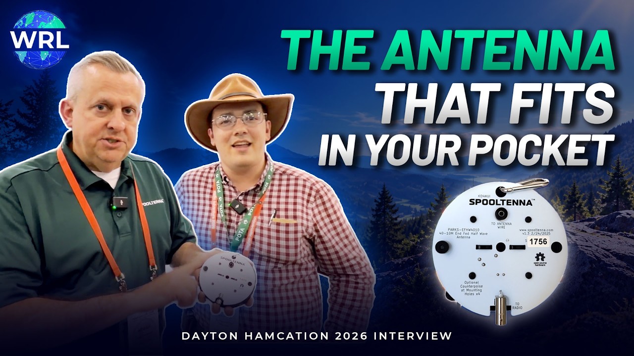 This Tiny HF Antenna Blew Us Away! | Spooltenna Interview at Dayton Hamvention 2026