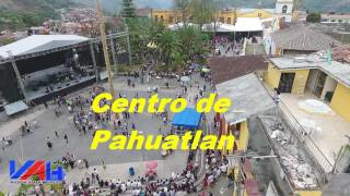 Centro de Pahuatlan puebla desde el aire