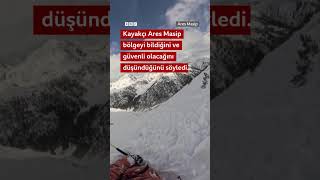 Kayakçı Ve Köpeği Çığda Sürüklendi