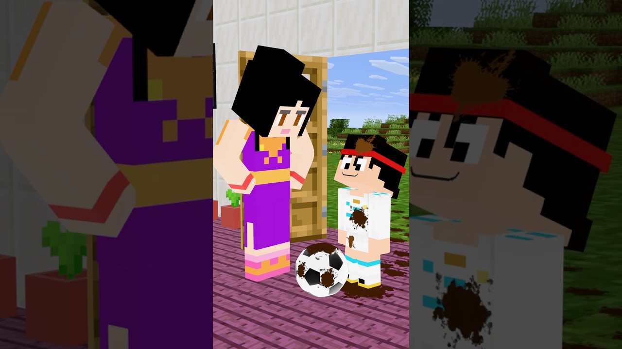 GOHAN NO SE BAÑA #shorts #minecraft #robux #roblox #pocoyo