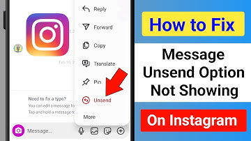 How to Fix Instagram Message Unsend Option Not Showing 2025 | Message Unsend Option Missing On Insta