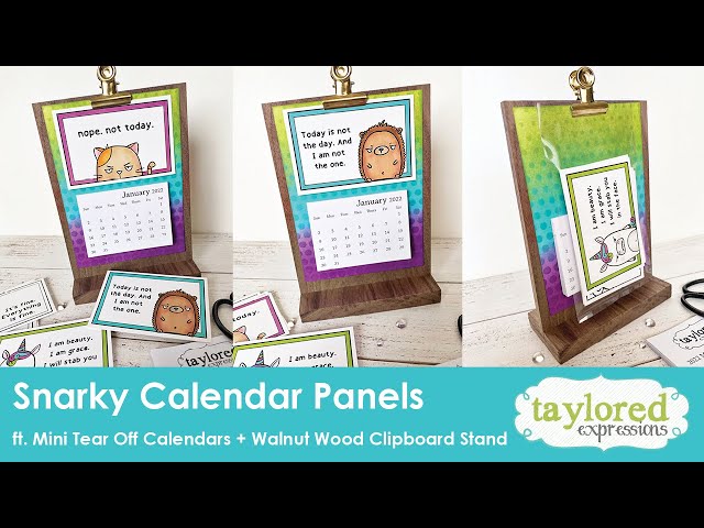 Snarky Calendar Gifts | Heather Nichols | Taylored Expressions - YouTube