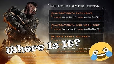 Where Are The BO4 Beta Codes?!