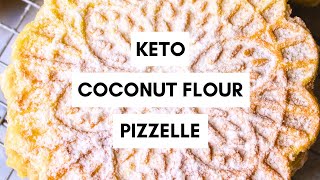 Keto Pizzelle | Low Carb Holiday Recipe | Nut Free & Dairy Free by Olivia Wyles-Easy Keto Recipes Made For Real Life 727 views 6 months ago 2 minutes, 16 seconds