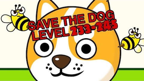 SAVE THE DOGE 🐶 LEVEL 233-245 WALKTHROUGH ||SAVE THE DOG LEVEL 233TO245 GAMEPLAY||