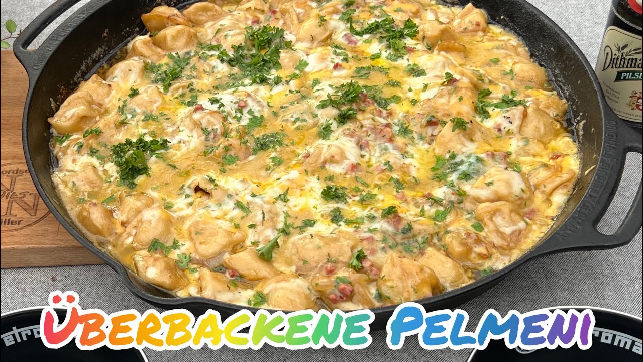 107. Überbackene Pelmeni (Teigtaschen)@WestmuensterlandBBQ