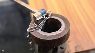 My Clever Trick for Bending Steel Chains Any Way You Want.