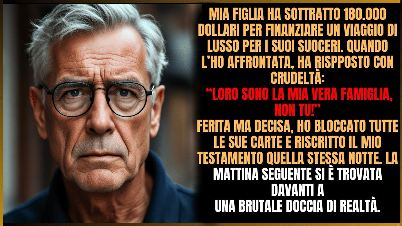 A Natale mia figlia ha usato la mia carta per il viaggio dei suoceri, la sua vera famiglia.Allora io