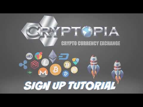 Cryptopia Cryptocurrency Exchange Sign Up and Getting Started Tutorial For Beginners