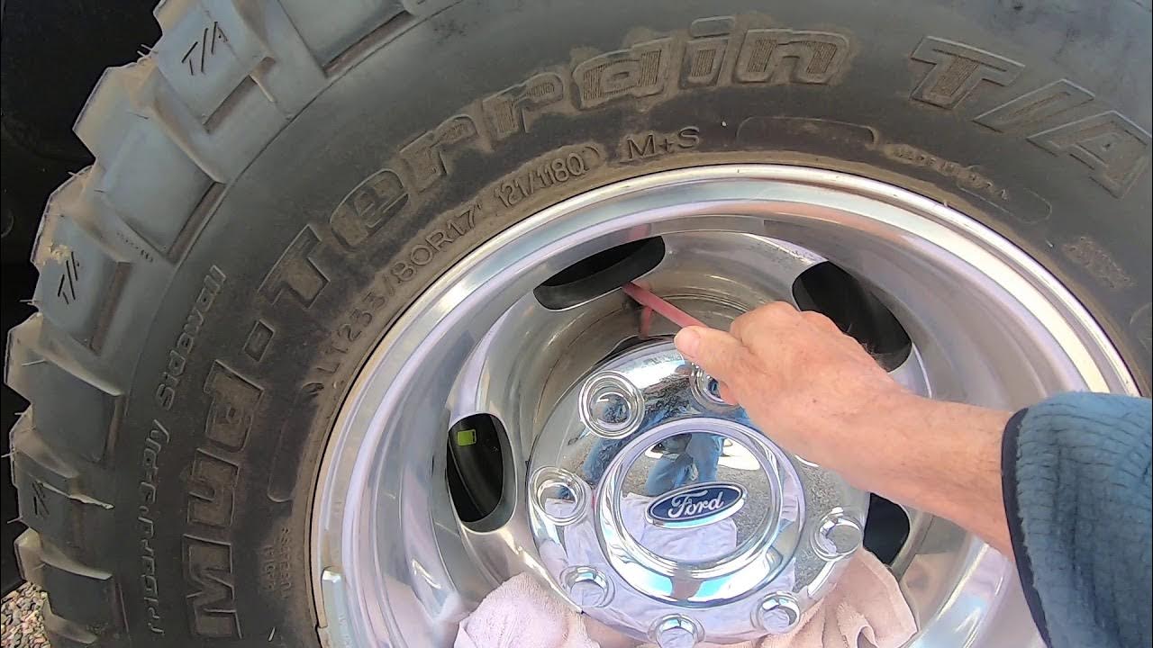 Ford dual wheel hubcap removal tool YouTube