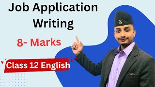 Writing Job Application Cover Letter Writing Class 12 Compulsory English