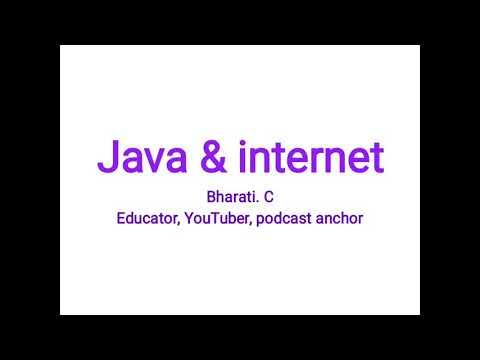 ch-4 #Java and Internet.