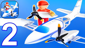 Aircraft Constructor - Gameplay Walkthrough Part 2 Idle Aircraft Construct (Android Gameplay)