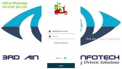 Courier Management System | Android Application | 3rdainsmart