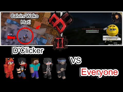 D'Clicker VS Everyone Calvin @Genah Dies Wukong @ledib Dies ! Brutal HardCore Clip