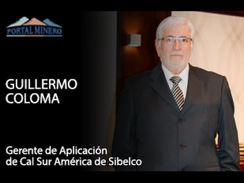 Guillermo Coloma, Gerente de Aplicación de Cal Sur América de Sibelco